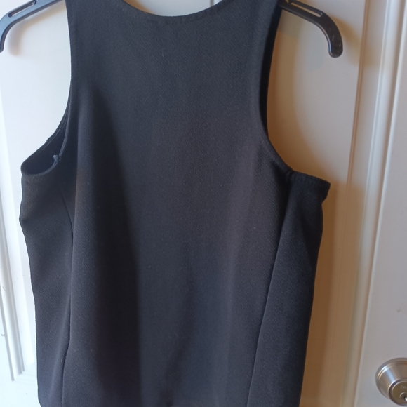 CUPIO Women Black Tank Top Colorful Beaded Neckline M - - Picture 7 of 7